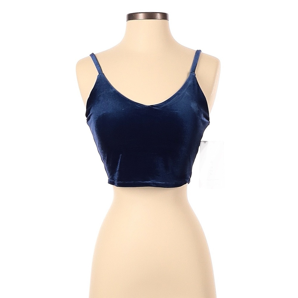 ATHLETA Blue Velvet Women's Crop Top